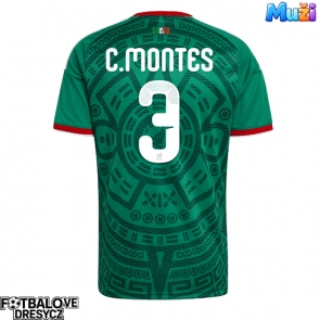 Mexiko Cesar Montes #3 Domácí Dres MS 2026 Krátký Rukáv